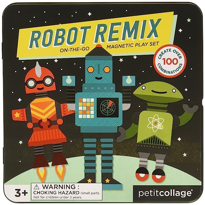 Petit Collage Mix and Match Magnetic Tin Robots | Amazon (US)