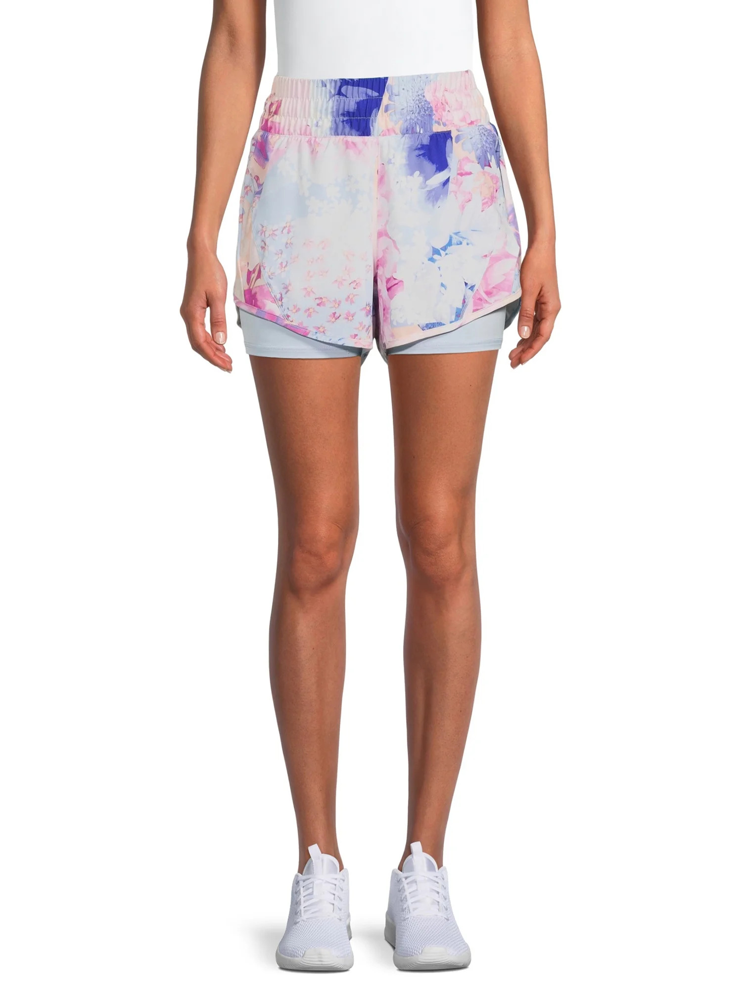 Avia Women's Running Shorts with Bike Liner, Sizes XS - XXL - Walmart.com | Walmart (US)