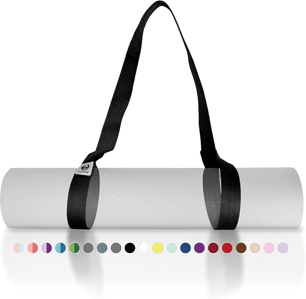 Tumaz Yoga Mat Strap [MAT NOT Included] (2 Sizes) with Extra Thick & Comfy Delicate Texture, Adju... | Amazon (US)