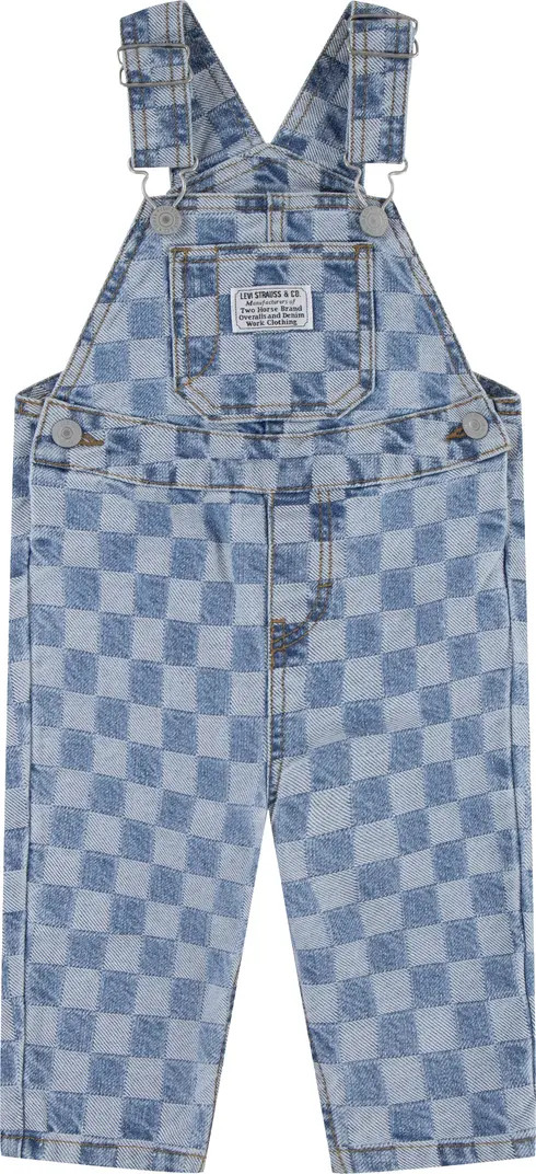 Levi's® Check Textured Denim Overalls | Nordstrom | Nordstrom