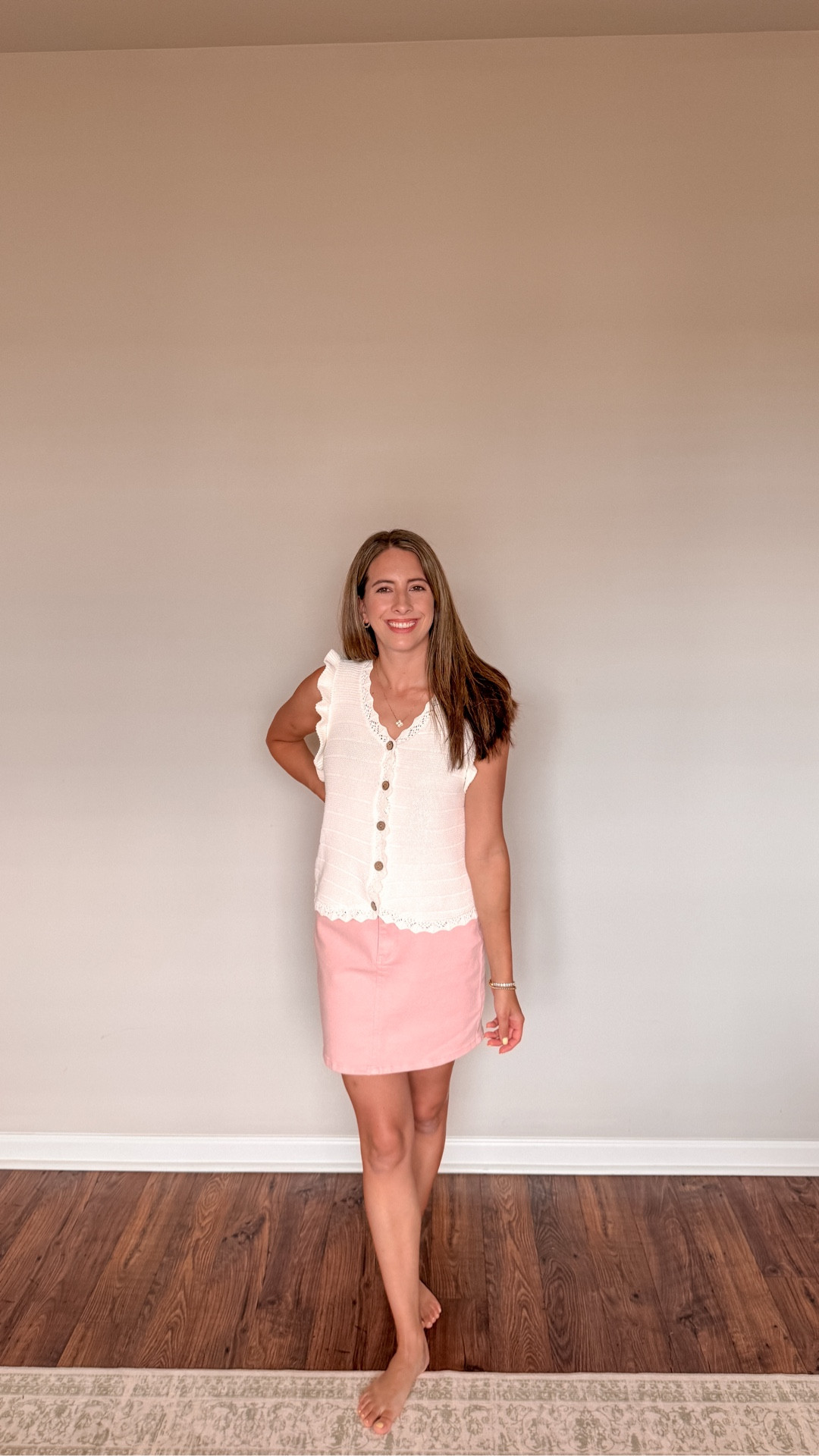 Sweater and pink denim skirt combo

#LTKFindsUnder50 #LTKSeasonal #LTKFindsUnder100