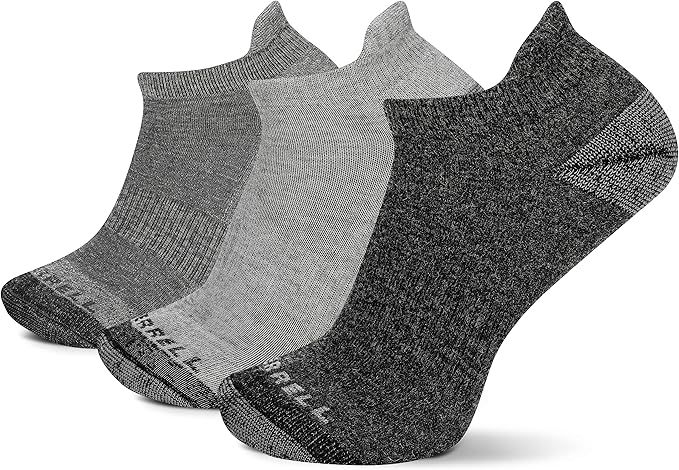 Merrell Men's and Women's Wool Everyday Hiking Socks - 3 Pair Pack - Cushion Arch Support & Moist... | Amazon (US)