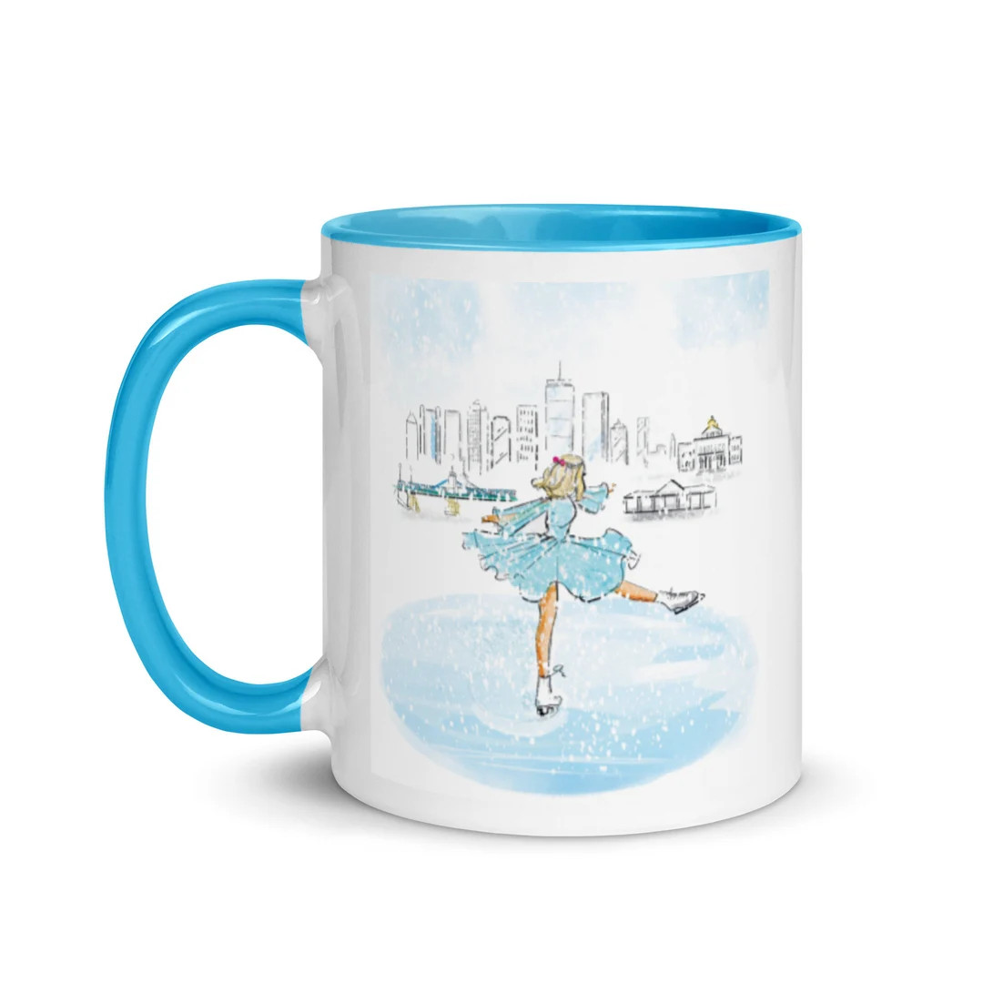 Skater blonde Mug by Melsy's Illustrations - Etsy | Etsy (US)