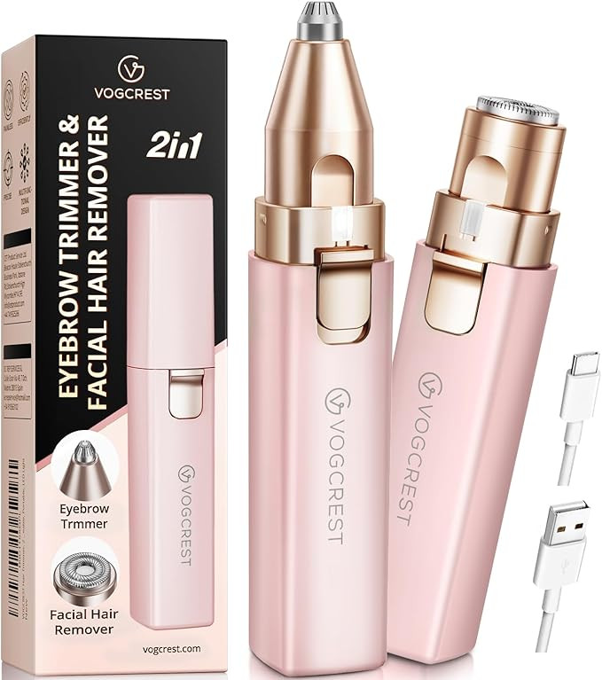 Rechargeable Facial Hair Remover for Women: 2 in 1 Electric Eyebrow and Facial Hair Remover - Sui... | Amazon (US)
