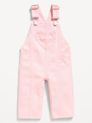 Heart-Pocket Wide-Leg Overalls for Baby | Old Navy (US)
