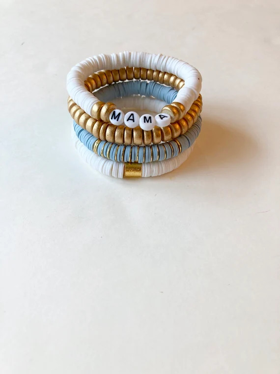 Powder BlueGold Stack | Etsy | Etsy (US)