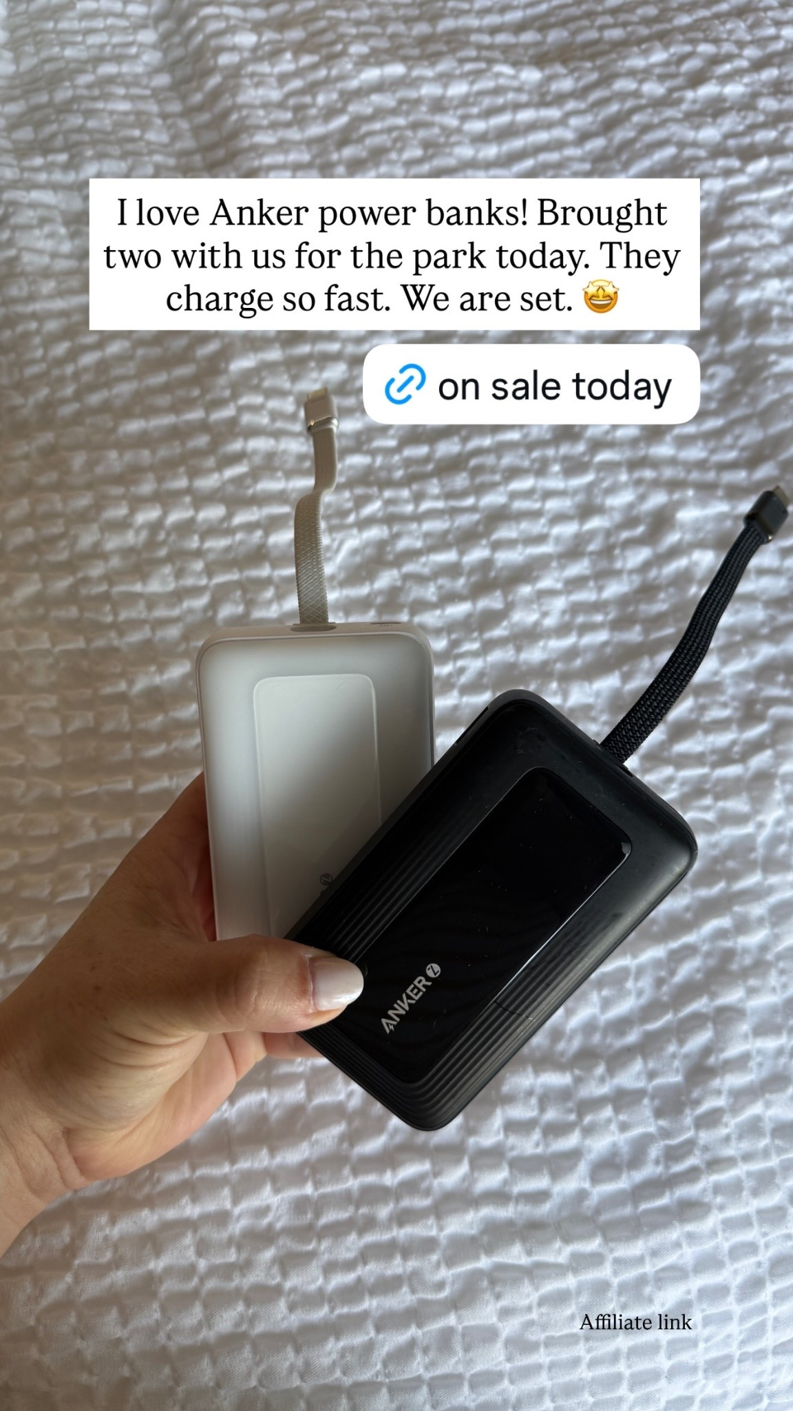 I love Anker power banks! Brought two with us for the park today. They charge so fast. We are set. 🤩

#LTKdayinmylife #LTKHome #LTKTravel