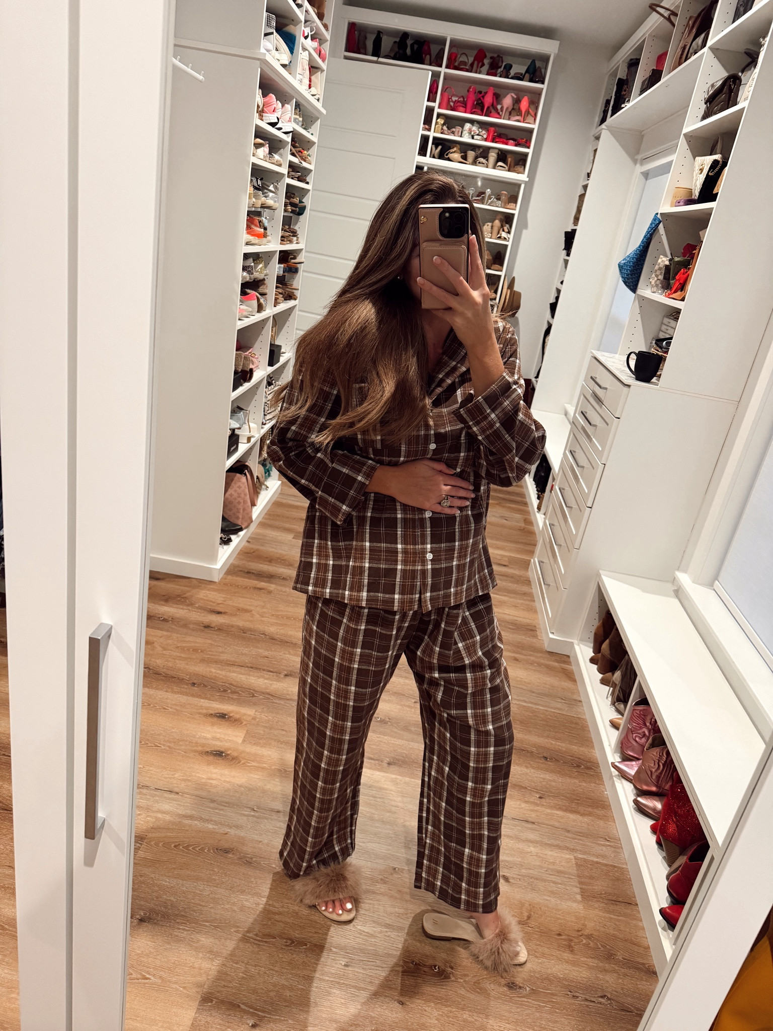 In a size large in pjs for bump! 