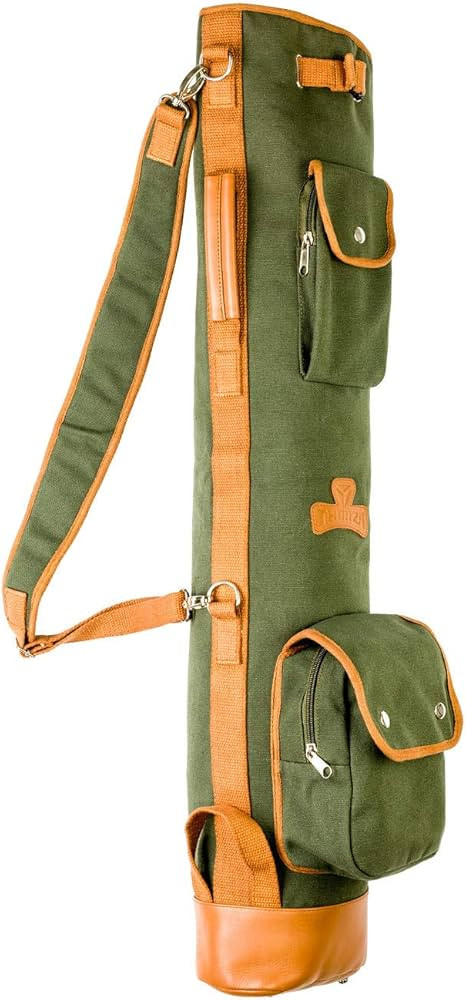 Thorza Sunday Golf Bag for Men and Women, Vintage Canvas and Leather, Stores Balls, Tees, and Clu... | Amazon (US)