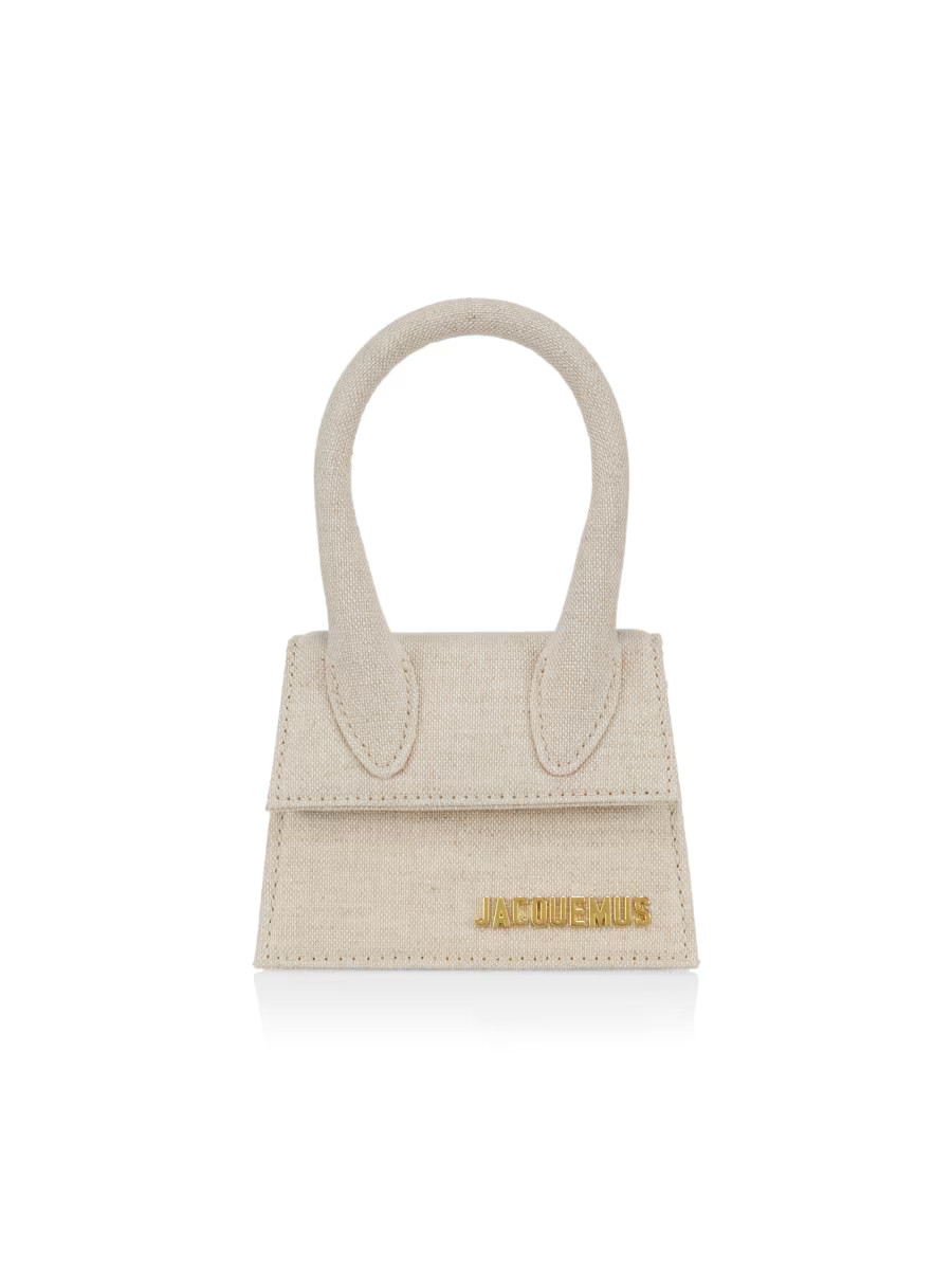 Le Chiquito Linen Top Handle Bag | Saks Fifth Avenue