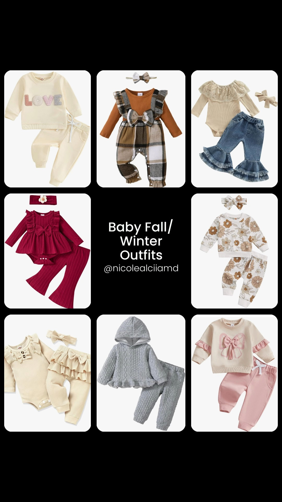 Some of the cutest Fall and Winter outfits for baby girl! 

#LTKBaby #LTKGiftGuide #LTKHoliday