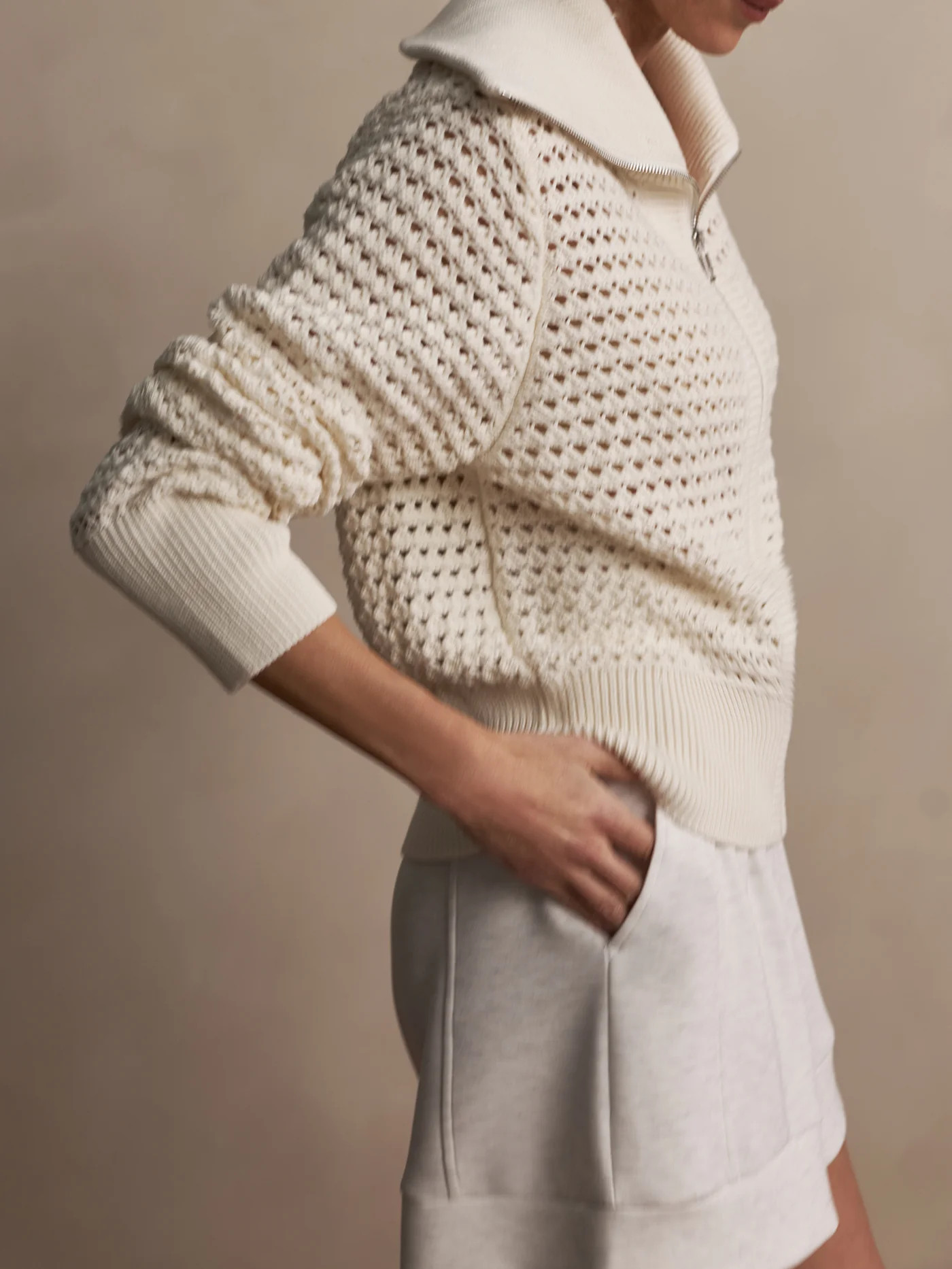 Eloise Zip-Through Knit | VARLEY US | Varley US