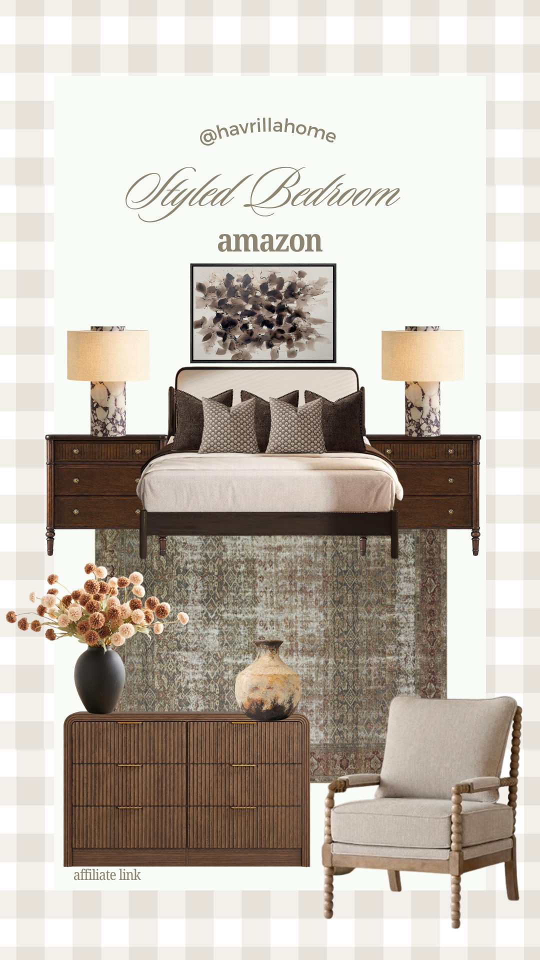 Amazon bedroom finds, amazon bedroom decor, amazon home finds, amazon furniture finds, bedroom decor ideas, neutral bedroom decor, cozy bedroom inspiration, traditional bedroom decor, dark wood bedroom furniture, brown bedroom furniture, bedroom furniture finds, amazon nightstands, amazon dresser, bedroom rug ideas, upholstered bed, neutral bedding, bedroom accent chair, warm neutral bedroom, elevated bedroom decor, designer inspired bedroom, affordable bedroom decor, bedroom styling ideas, cozy home aesthetic, transitional bedroom decor, classic bedroom style

#LTKHome