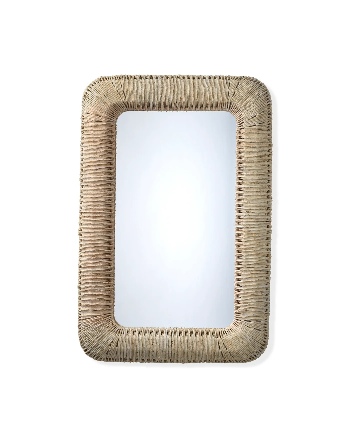 Jamie Young Co Hollis Rectangle Mirror in Cream Rope | Jamie Young Co