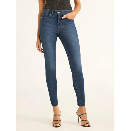 Sofia Jeans by Sofia Vergara Women s Sofia Mid Rise Ankle Raw Hem Jeans Sizes 0-20 | Walmart (US)