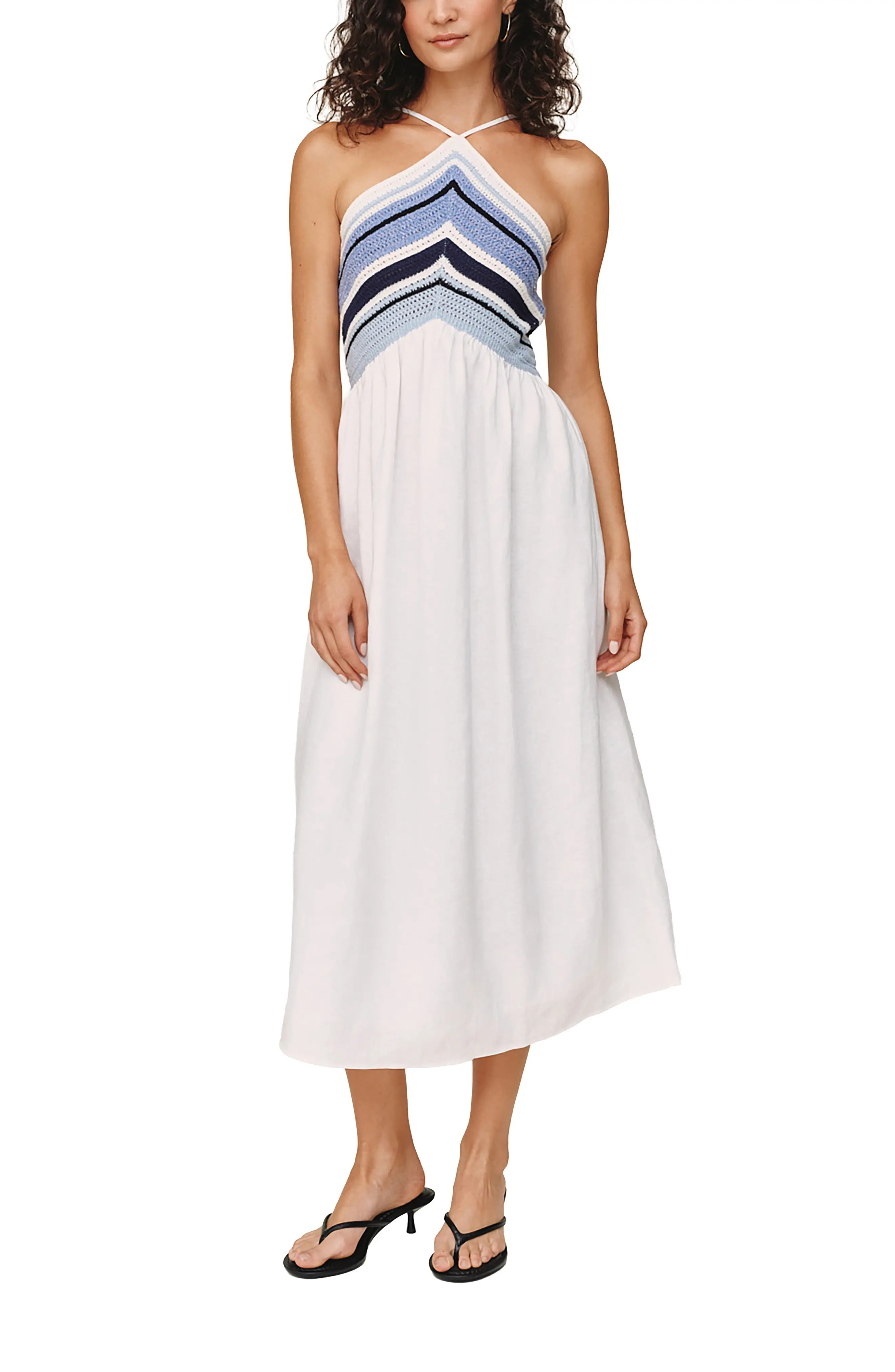 Crochet Stripe Sundress (Women) | Nordstrom | Nordstrom