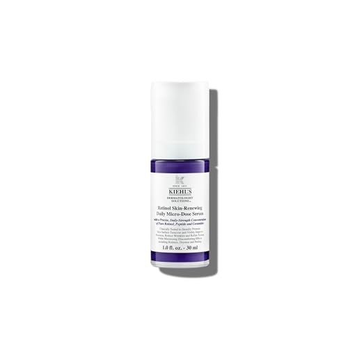 Kiehl's Daily Micro-Dose Anti-Aging Retinol Facial Serum, Reduces Wrinkles, Firms Skin, Evens Skin Tone, Youth Renewing & Hydrating Formula, with Retinol & Ceramides, Paraben-free - 1 fl oz | Amazon (US)