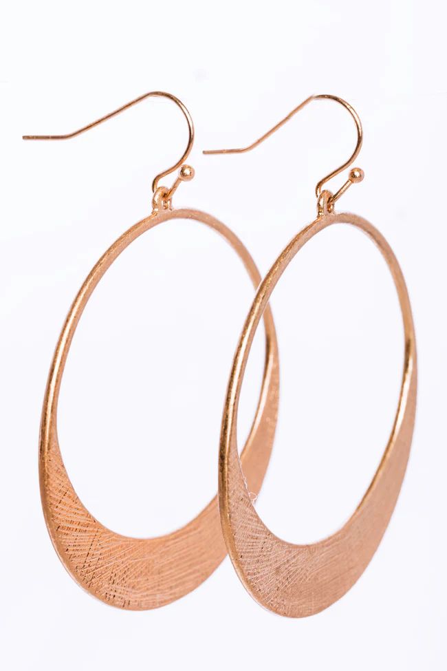 A Spectacular Night Hoop Earrings Gold FINAL SALE | The Pink Lily Boutique