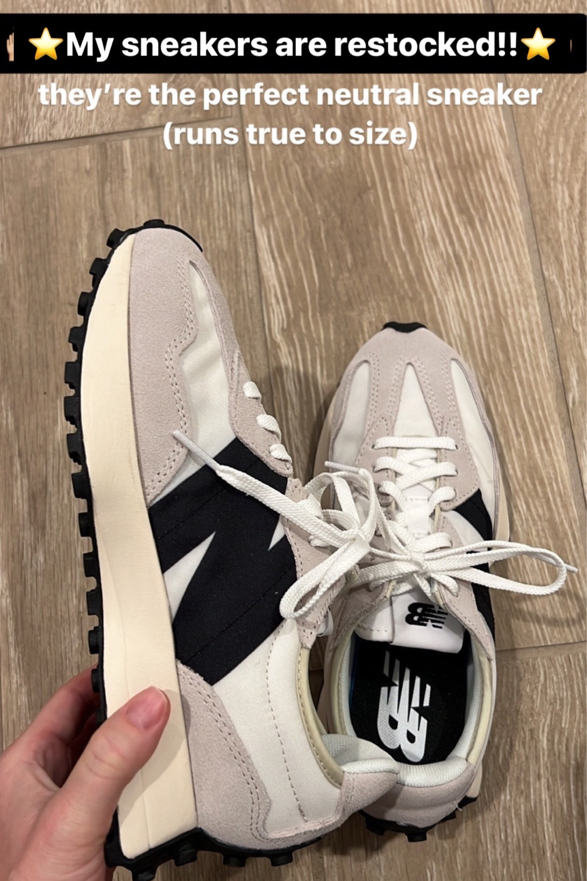 New balance sneakers restocked!! Runs tts 

#LTKstyletip #LTKshoecrush