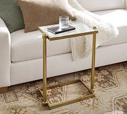 Everson Rectangular C-Table (21") | Pottery Barn (US)