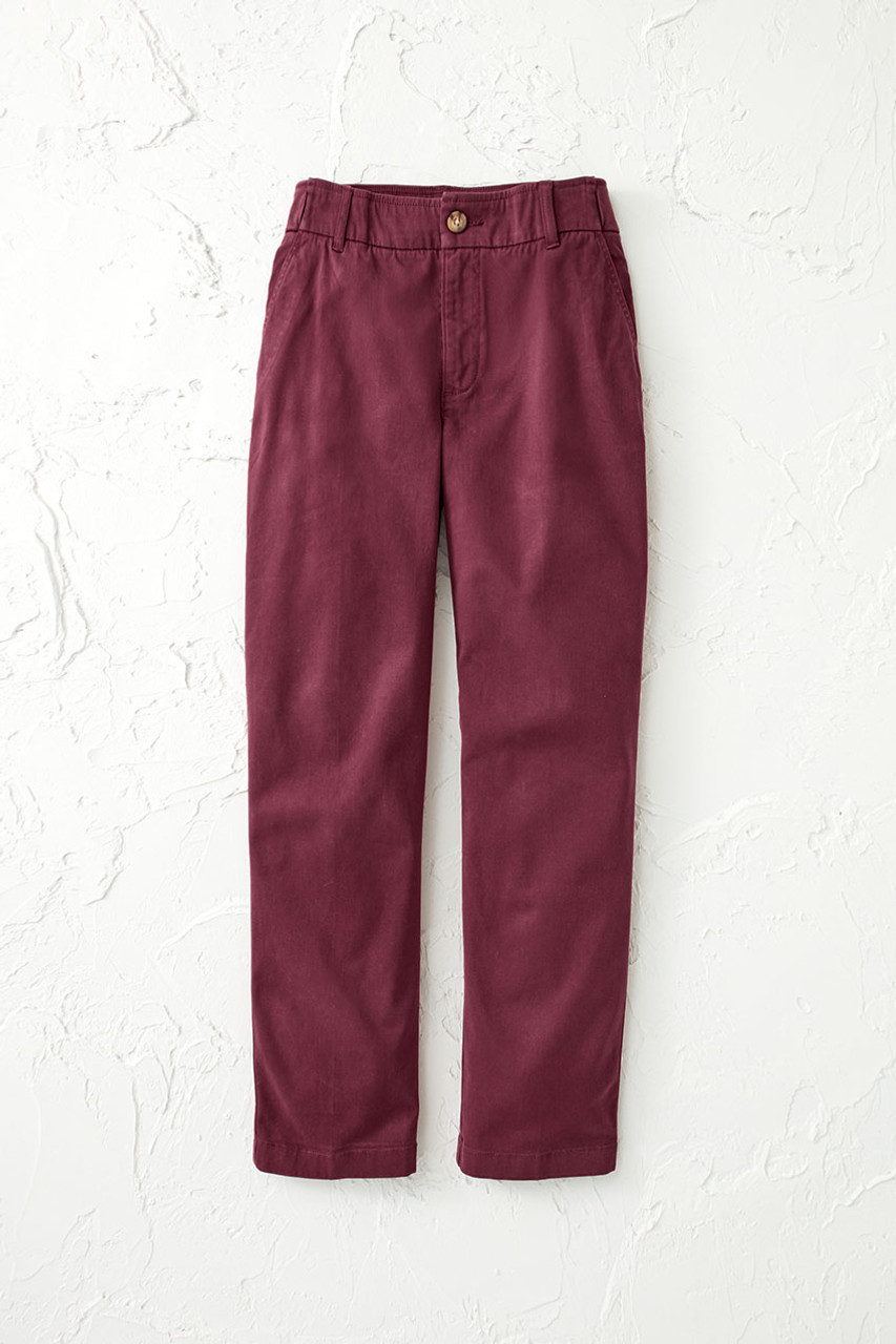 Hidden Stretch-Waist Chino Crops | Coldwater Creek