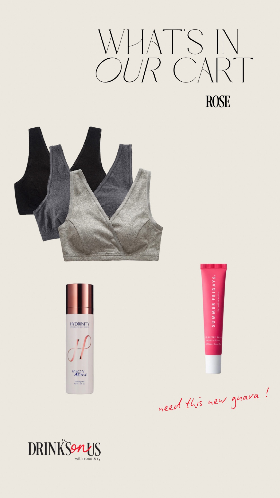 Products mentioned in S02: Episode 15 of Drinks On Us, “Whats In Your Cart?” segment!! 

#LTKBeauty #LTKBaby #LTKFindsUnder50