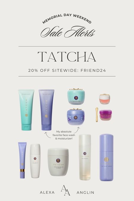 Tatcha SALE— 20% off sitewide for a limited time only- they rarely have sales! Use code FRIEND24 at checkout & save on their skincare! 

#LTKBeauty #LTKFindsUnder100 #LTKSaleAlert