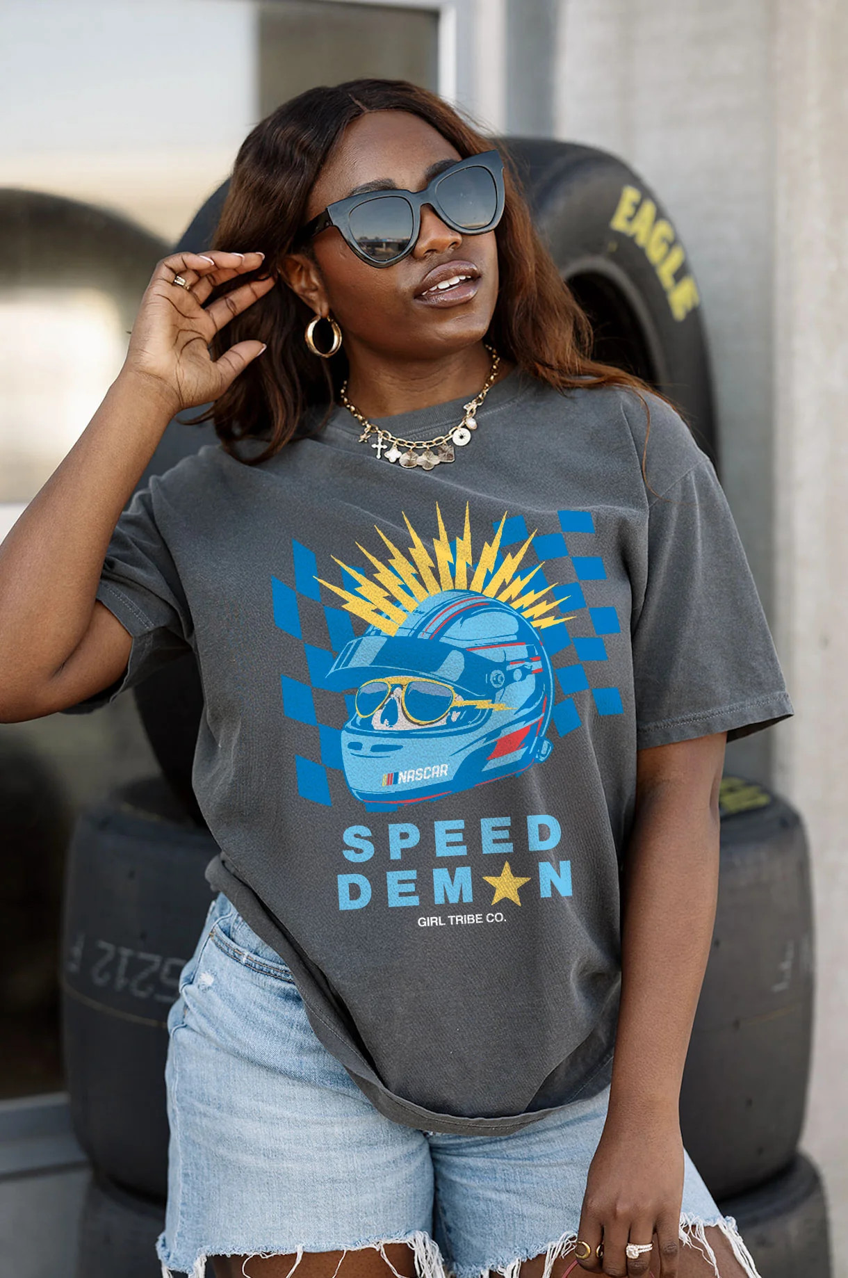 NASCAR Speed Demon Tee | Girl Tribe Co.