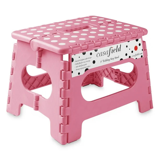 Casafield 9" Folding Step Stool with Handle | Walmart (US)