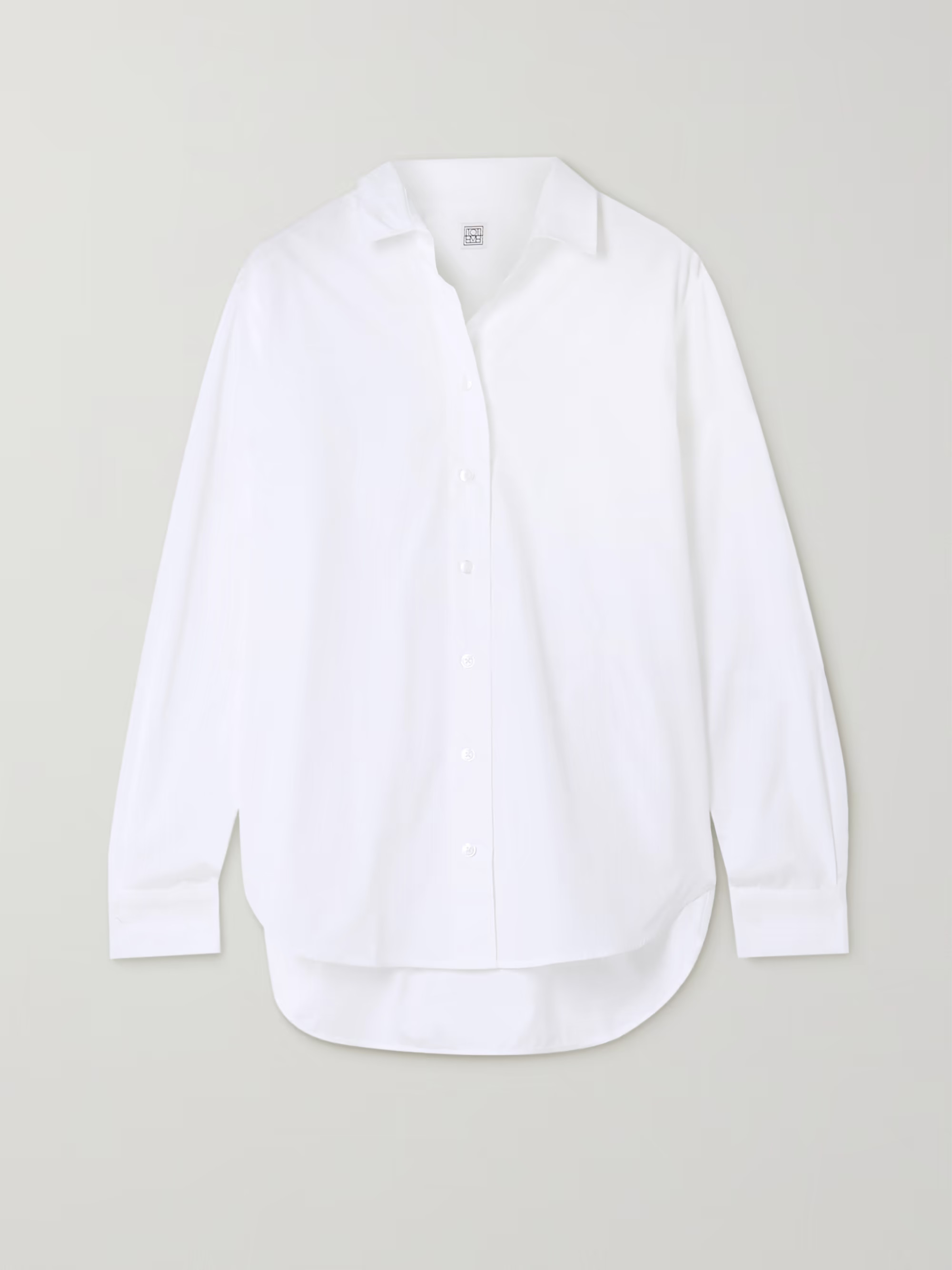 TOTEME Capri cotton-poplin shirt | NET-A-PORTER | NET-A-PORTER (US)