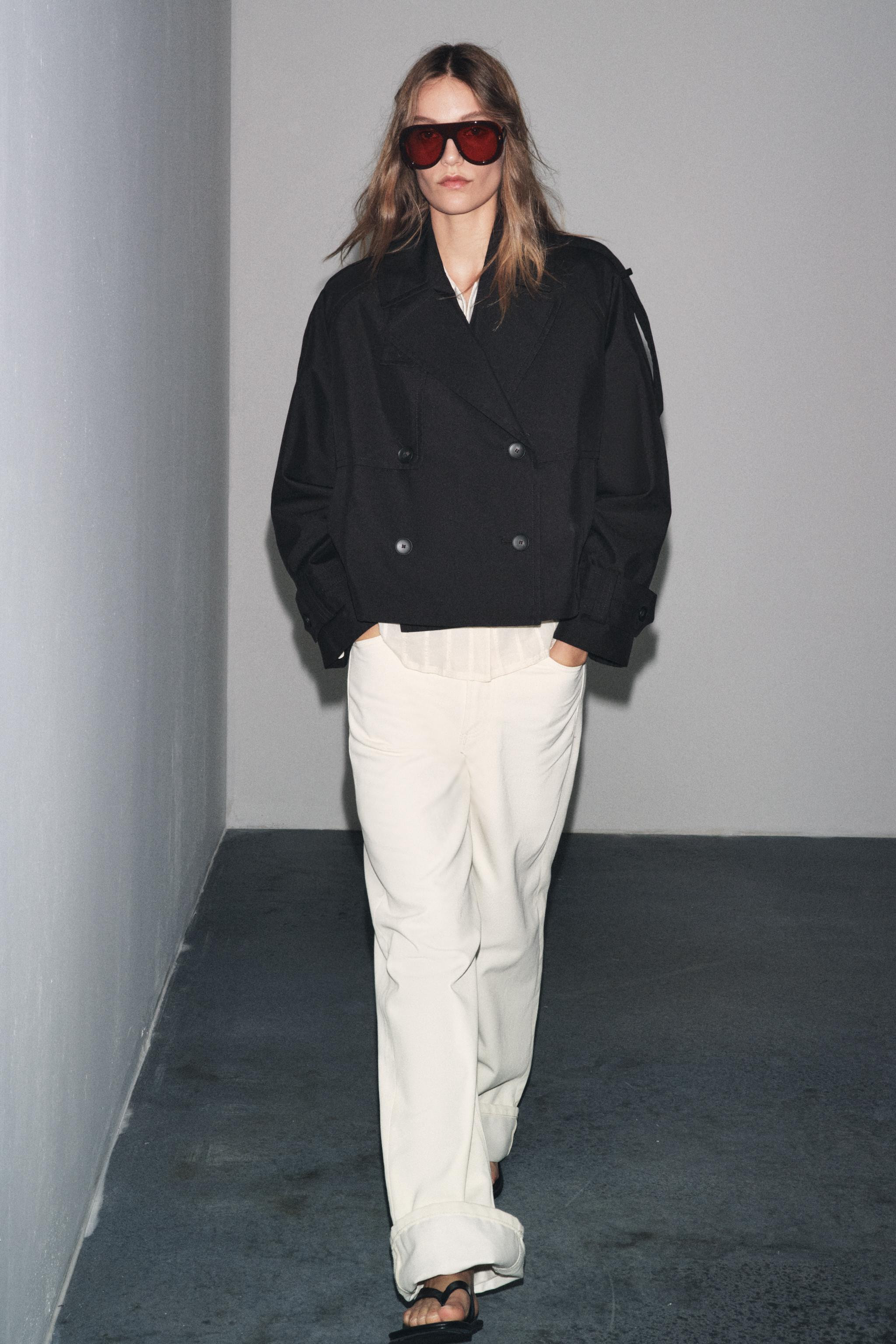 SHORT WATER-REPELLENT TRENCH ZW COLLECTION | Zara US