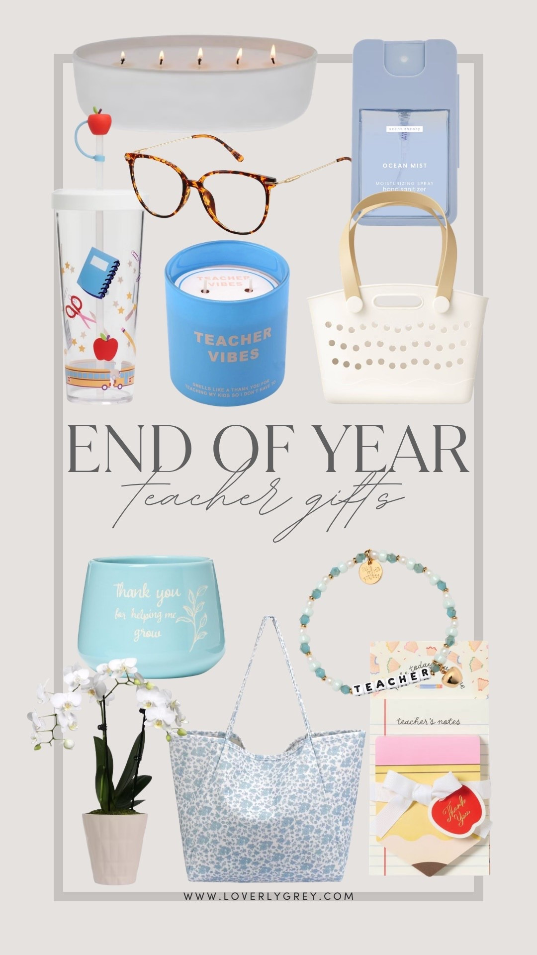 Some end of year teacher gift ideas! Affordable and so fun- grab these for an effortless gift that is meaningful and useful!

Loverly grey, teacher gift ideas, affordable teacher gifts, teacher appreciation, classroom gifts 

#LTKSeasonal #LTKKids #LTKmomlife