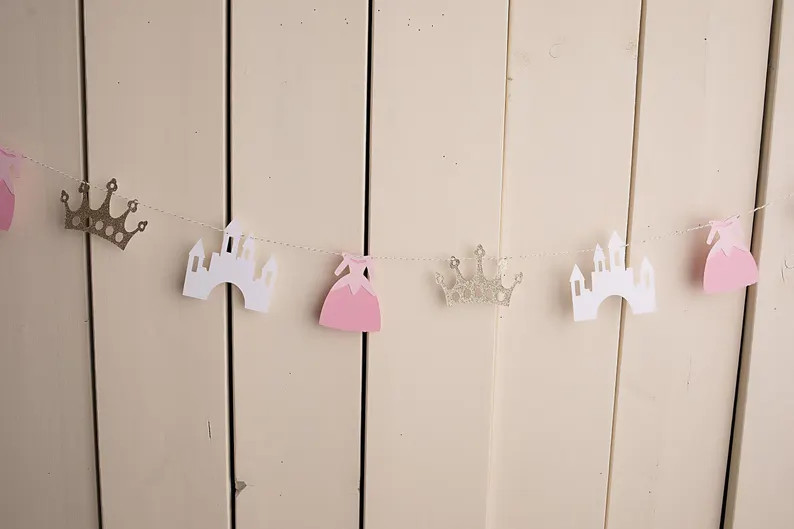 Princess Party Garland, Pretty Princess, Princess Birthday Theme, Little Princess, Royal Highness... | Etsy (Global)