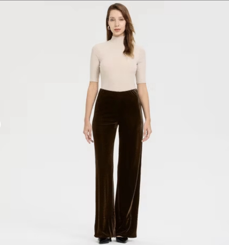 NEW ARRIVALS!! 2 colors Women's High-Rise Wide Leg Velvet Pull-On Pants - A New Day





Target, holiday outfit, NYE, date night 


#LTKHoliday #LTKOver40 #LTKMidsize