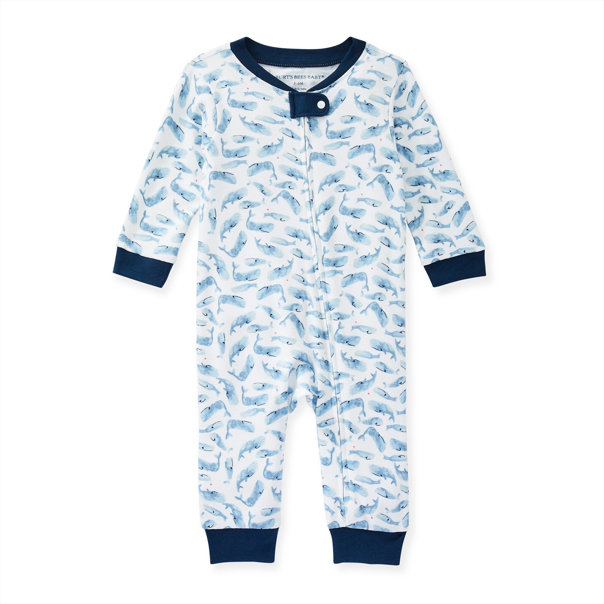 Pod Pals Organic Baby Boy Footless Sleep & Play | Burts Bees Baby