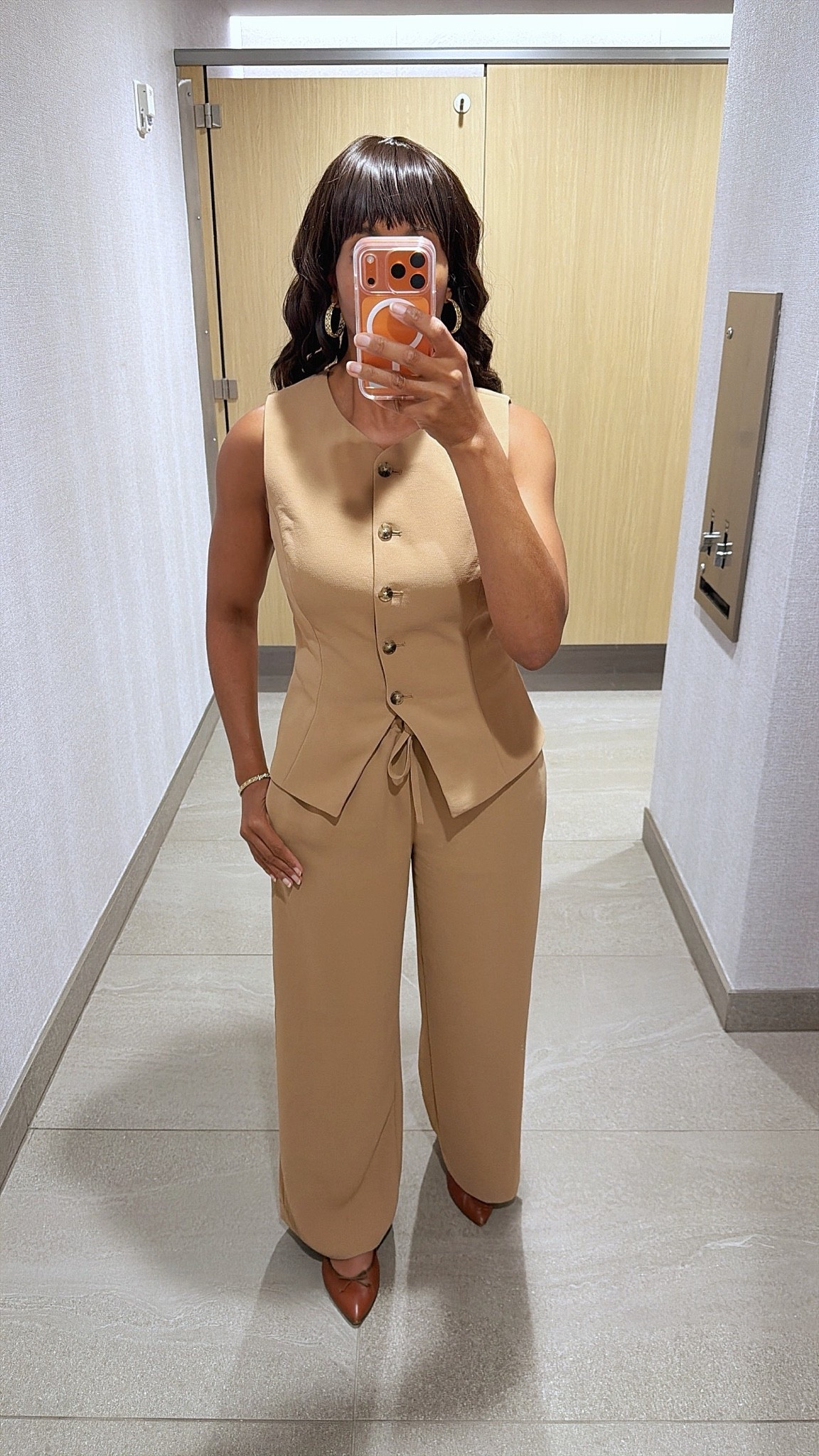 Outfits Lately - Office Workwear

• Aritzia Regal Vest (Bronzed Camel)
• Aritzia Lodge Pants (Bronzed Camel)
• Kendra Scott Kelly Hoop Earrings
• Kendra Scott Kelly Bangle Bracelet
• J.Crew Gemma Flats

workwear, office outfit, business casual, affordable workwear, spring outfit, work outfit, spring workwear, summertime, workwear, office outfit, business casual, affordable workwear, spring outfit, work outfit, summer workwear, women's fashion, spring fashion, spring style, spring outfit inspo, business casual workwear, work outfits, spring outfits 2026

#LTKSaleAlert #LTKgrwm #LTKOver40 #LTKootd #LTKdayinmylife #LTKWorkwear #LTKPetite #LTKSeasonal #LTKMidsize #LTKPlusSize #LTKmorningroutine