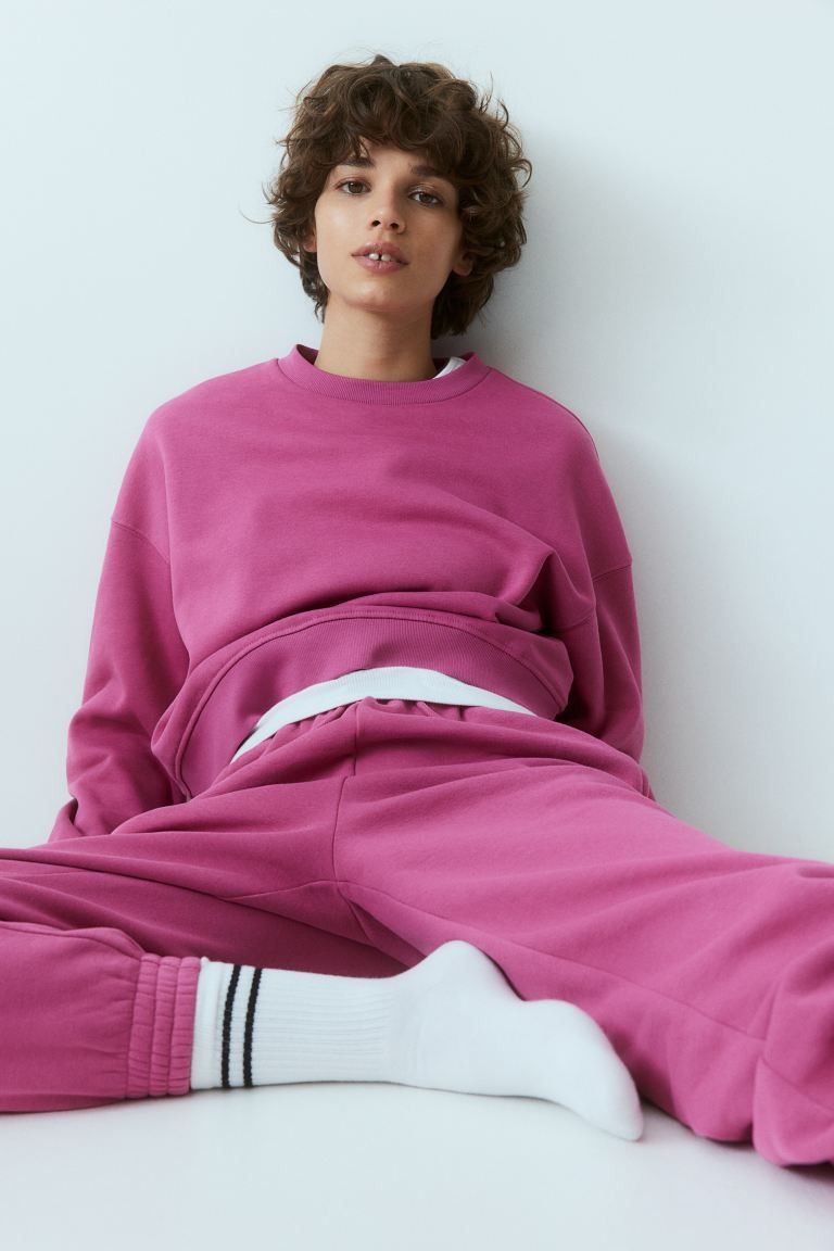 Sweatshirt - Pink - Ladies | H&M US | H&M (US + CA)