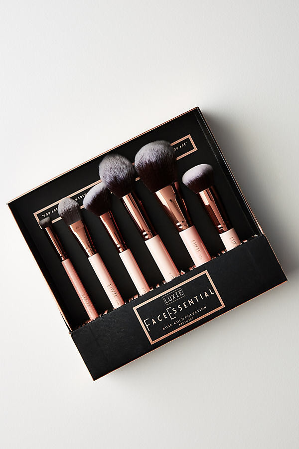 Luxie Face Essentials Brush Set By Luxie in Black Size ALL | Anthropologie (US)
