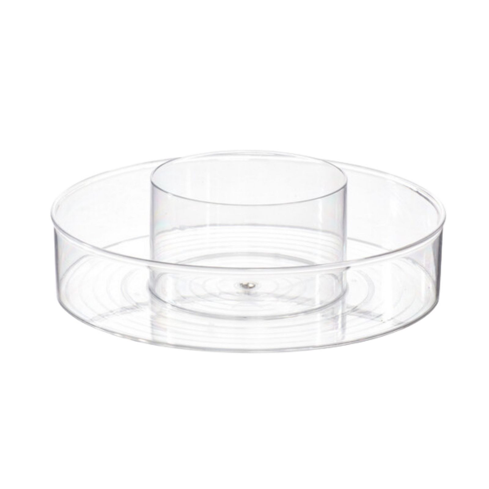 iDesign Divided Lazy Susan for Bathroom Storage, Clear | Kohl's