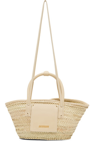 JACQUEMUS - Beige Les Classiques 'The small Soli basket' Tote | SSENSE
