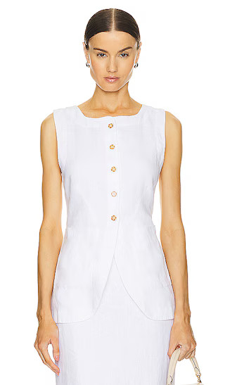 Emma Vest in Ivory | Revolve Clothing (Global)