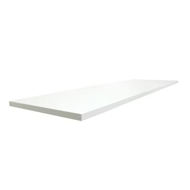 Style Selections 7.8-in D x 35.8-in L White MDF Rectangular Shelf board | Lowe's