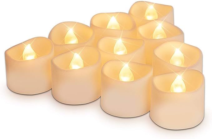Homemory 12pcs Battery Tea Lights with Timer, 6 Hours on and 18 Hours Off in 24 Hours Cycle Autom... | Amazon (US)