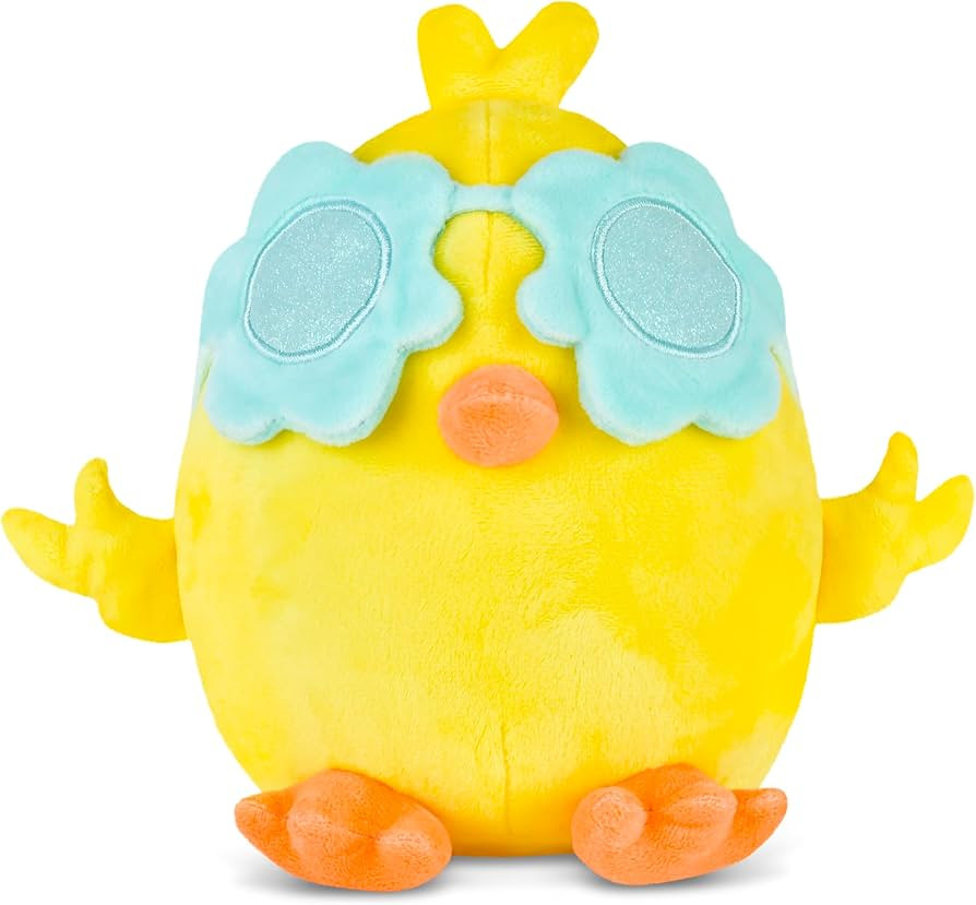 iscream Joyous Spring 8" Plush Cool Chick with Sunnies and Embroidered Accents for All Ages | Amazon (US)