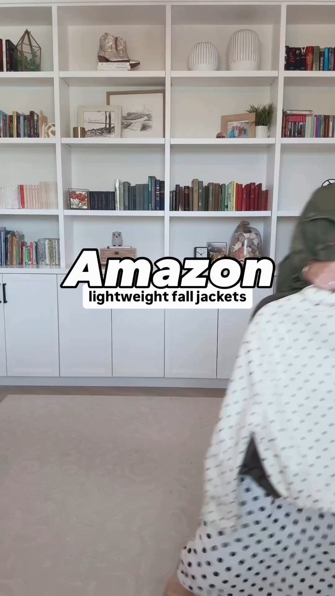 Amazon - lightweight fall jackets 1. Cropped Utility Jacket - size XL (bought the XL on accident, but I don't mind it). 20 colors. * White Polka Dot Maxi Dress - Size Small (could have done an XS). Code 20LESLIE for 20% off. * Wide Leg Jeans - size 25. (Color: C-inseam 30"-medium Blue). 2. Polka Dot Drawstring Jacket - size small. 6 colors. 3. Suede Cropped Bomber Jacket - size small. 9 colors. 4. Oversized Denim Hoodie - size small. 4 colors. * Wide Leg Yoga Pants - size small (regular length). 9 colors. 5. Polka Dot Cropped Jacket - size small. 14 colors.

#LTKOver40#LTKSeasonal#LTKPetite