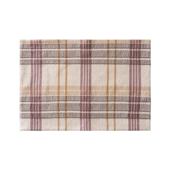 Better Homes & Gardens Upstate Plaid Placemat 20 in x 14 in, Cotton Linen Blend | Walmart (US)