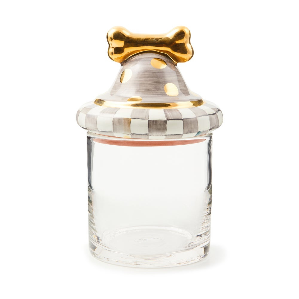 Sterling Canine Cookie Jar | MacKenzie-Childs