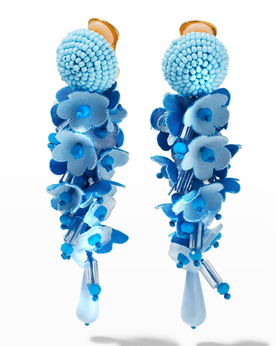 Oscar de la Renta Bouquet Earrings | Neiman Marcus