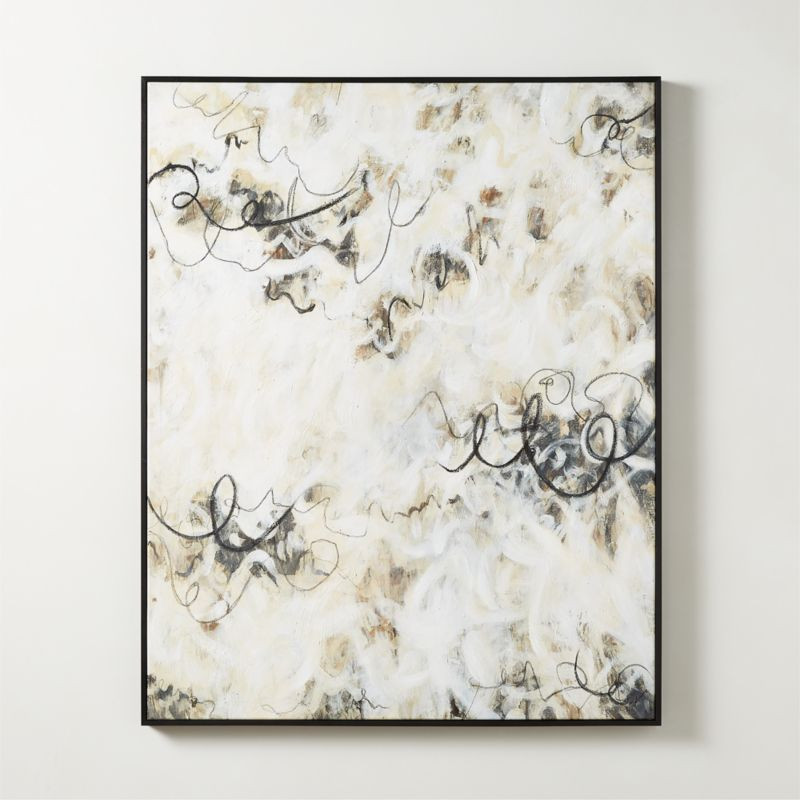 'Love Letter To The Fog' Framed Wall Art 40"X50" + Reviews | CB2 | CB2