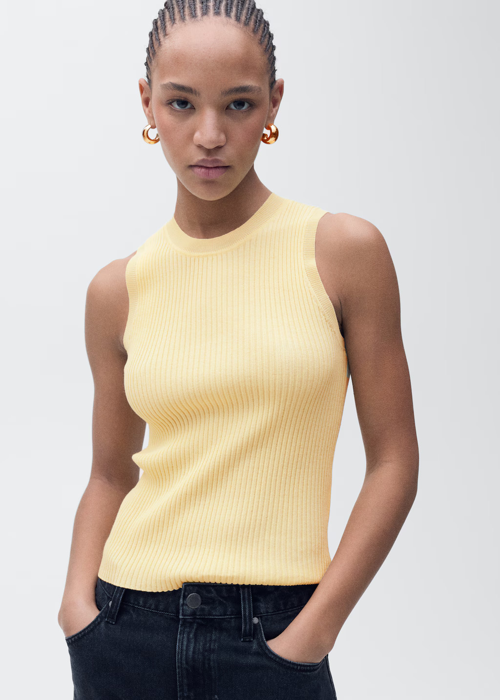 Ribbed knit top | Mango (US/MX/AU)